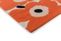 Dywan wełniany kwiaty Marimekko Unikko Orange Red 132403