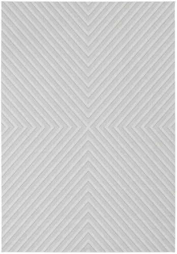 Dywan zewnętrzny geometryczny Acores II Gray Carpet Decor Outdoor/Indoor