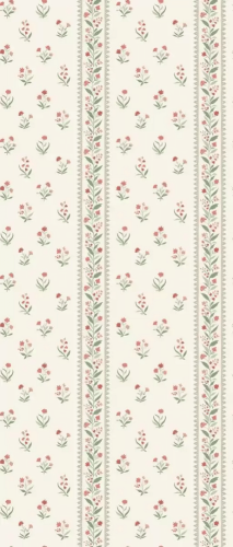 Tapeta kwiaty i pasy Nina Campbell NCW4493-02 Petit Dapuri Signature Collection