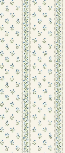 Tapeta kwiaty i pasy Nina Campbell NCW4493-03 Petit Dapuri Signature Collection