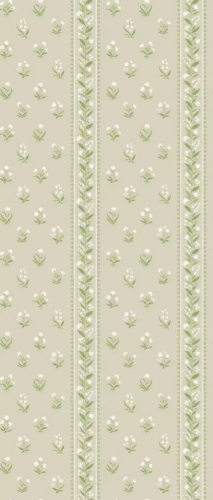 Tapeta kwiaty i pasy Nina Campbell NCW4493-04 Petit Dapuri Signature Collection