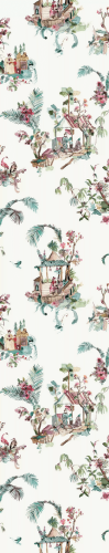 Tapeta Toile de Jouy Nina Campbell NCW4497-01 Toile Chinoise Signature Collection