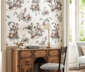 Tapeta Toile de Jouy Nina Campbell NCW4497-02 Toile Chinoise Signature Collection