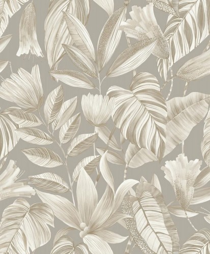 Tapeta liście Grandeco BZ3103 Belize