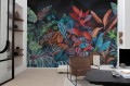 Mural kolorowa liście Grandeco BZ6001 Belize