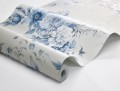 Tapeta bukiety kwiatów Boras Tapeter 6140 Floral Charm Blue & White