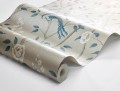 Tapeta botaniczna w stylu chinoiserie Boras Tapeter 6143 Paradise Birds Blue & White