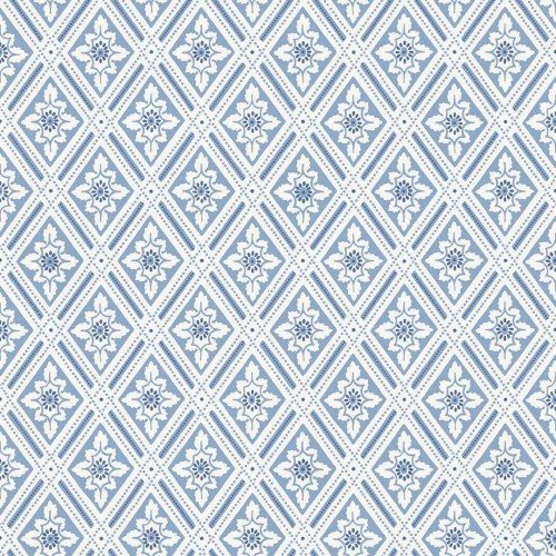 Tapeta kratownica Boras Tapeter 6148 Ester Blue & White