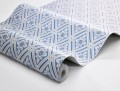 Tapeta kratownica Boras Tapeter 6148 Ester Blue & White