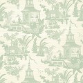 Tapeta naturalna Toile de Jouy Thibaut T13651 Empress Court Grand Palace