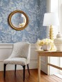 Tapeta naturalna Toile de Jouy Thibaut T13652 Empress Court Grand Palace