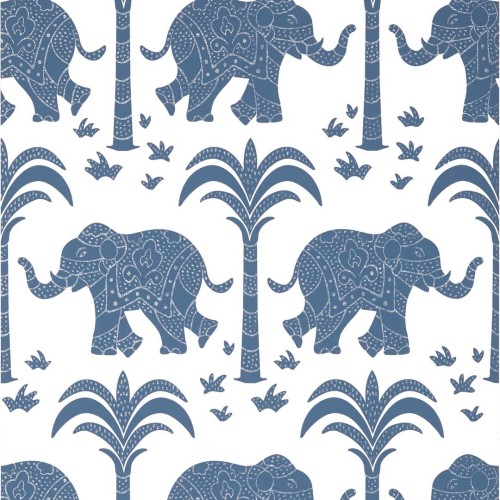 Tapeta słonie Thibaut T16200 Elephant Kisment