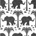 Tapeta słonie Thibaut T16202 Elephant Kisment