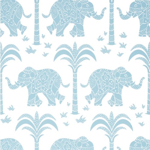 Tapeta słonie Thibaut T16204 Elephant Kisment