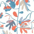 Tapeta liście Thibaut T16207 Matisse Leaf Kisment