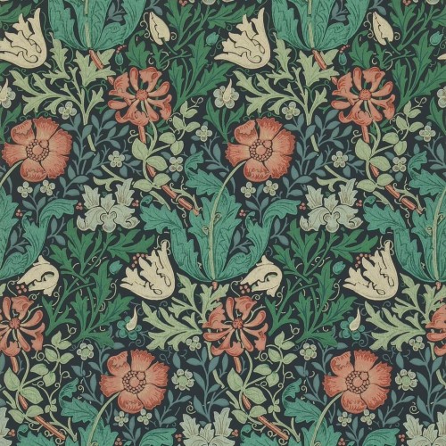 Tapeta kwietna łąka Morris & Co. DJA196102 Compton Morris & Friends