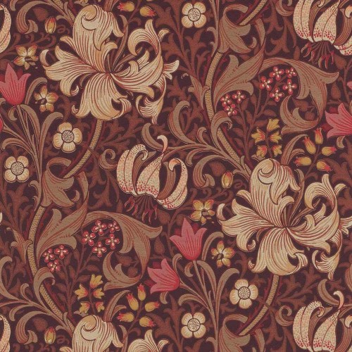 Tapeta roślinna Morris & Co. 210402 Golden Lily Morris & Friends