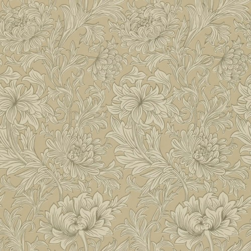 Tapeta kwiaty chryzantemy Morris & Co. DMOWCH103 Chrysanthemum Toile Morris & Friends