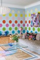 Fototapeta duże kropki Rebel Walls R20027 Big Dots Rainbow Happy Socks