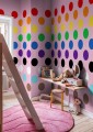 Fototapeta duże kropki Rebel Walls R20028 Big Dots Happy Pink Happy Socks