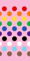 Fototapeta duże kropki Rebel Walls R20028 Big Dots Happy Pink Happy Socks