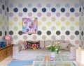 Fototapeta duże kropki Rebel Walls R20030 Big Dots Pastel Happy Socks