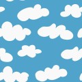 Fototapeta chmury Rebel Walls R20032 Cloudy Blue Happy Socks