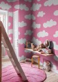 Fototapeta chmury Rebel Walls R20033 Cloudy Happy Pink Happy Socks