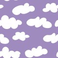 Fototapeta chmury Rebel Walls R20034 Cloudy Lilac Happy Socks