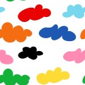 Fototapeta chmury Rebel Walls R20035 Cloudy Rainbow Happy Socks