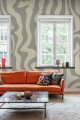 Fototapeta wirujące linie Rebel Walls R20044 Dizzy Grey Happy Socks