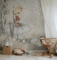 Fototapeta zaczarowane pola kwiatów Rebel Walls R20298 Bloomy Fields of Marion Blue Mrs Mighetto