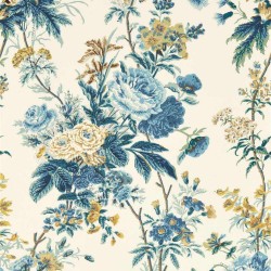Tapeta bukiety kwiatów Sanderson 217304 Lakeland Paradis Giles Deacon