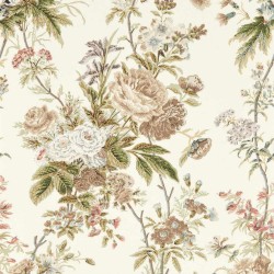 Tapeta bukiety kwiatów Sanderson 217306 Lakeland Paradis Giles Deacon