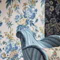 Tapeta bukiety kwiatów Sanderson 217306 Lakeland Paradis Giles Deacon