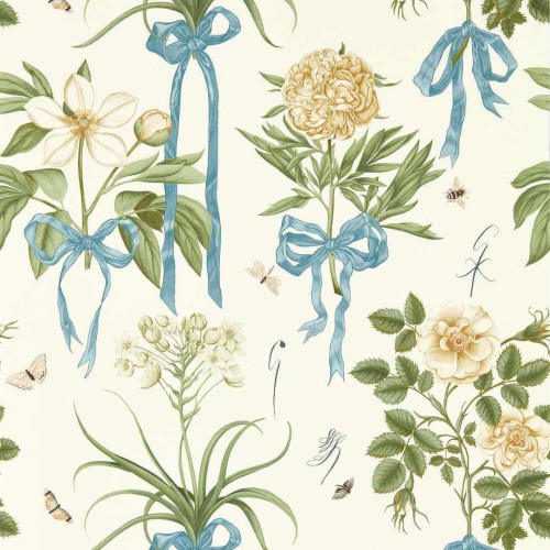 Tapeta florystyczna bukiety Sanderson 217311 Cupis's Beau Giles Deacon