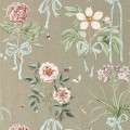 Tapeta florystyczna bukiety Sanderson 217312 Cupis's Beau Giles Deacon metaliczna