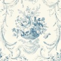 Tapeta roślinna vintage Sanderson 217316 Andromeda's Cup Giles Deacon