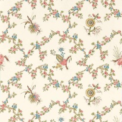 Tapeta botaniczna Sanderson 217321 Trelliage Giles Deacon