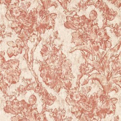 Tapeta kwiaty vintage Sanderson 217324 Fringed Tulip Toile Giles Deacon