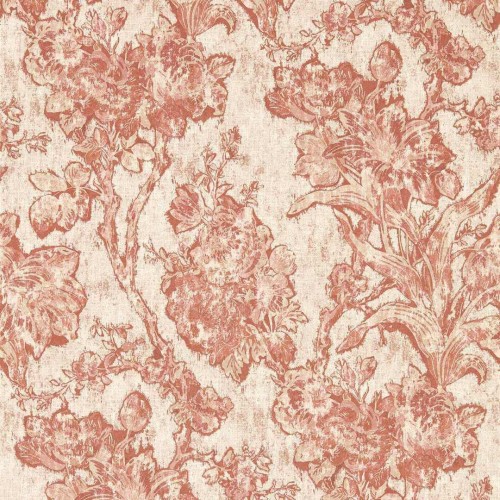 Tapeta kwiaty vintage Sanderson 217324 Fringed Tulip Toile Giles Deacon