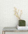 Tapeta kreski York Wallcoverings BW3811 Horizontal Hash Marks Black & White
