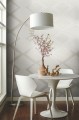 Tapeta geometryczna York Wallcoverings BW3821 Diamond Twist Black & White