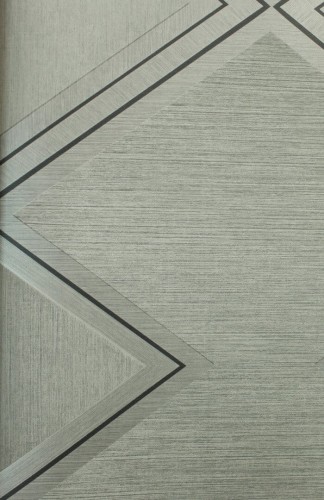 Tapeta geometryczna York Wallcoverings BW3822 Diamond Twist Black & White