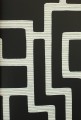 Tapeta labirynt York Wallcoverings BW3831 Graphic Polyomino Black & White