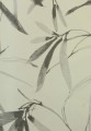 Tapeta liście bambusa York Wallcoverings BW3841 Bambo Ink Black & White