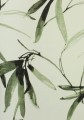 Tapeta liście bambusa York Wallcoverings BW3842 Bambo Ink Black & White