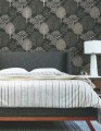 Tapeta azjatyckie drzewa York Wallcoverings BW3852 Kimono Trees Black & White