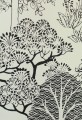 Tapeta azjatyckie drzewa York Wallcoverings BW3853 Kimono Trees Black & White