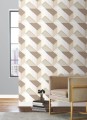 Tapeta geometryczna z efektem 3D York Wallcoverings BW3881 Graphic Geo Blocks Black & White